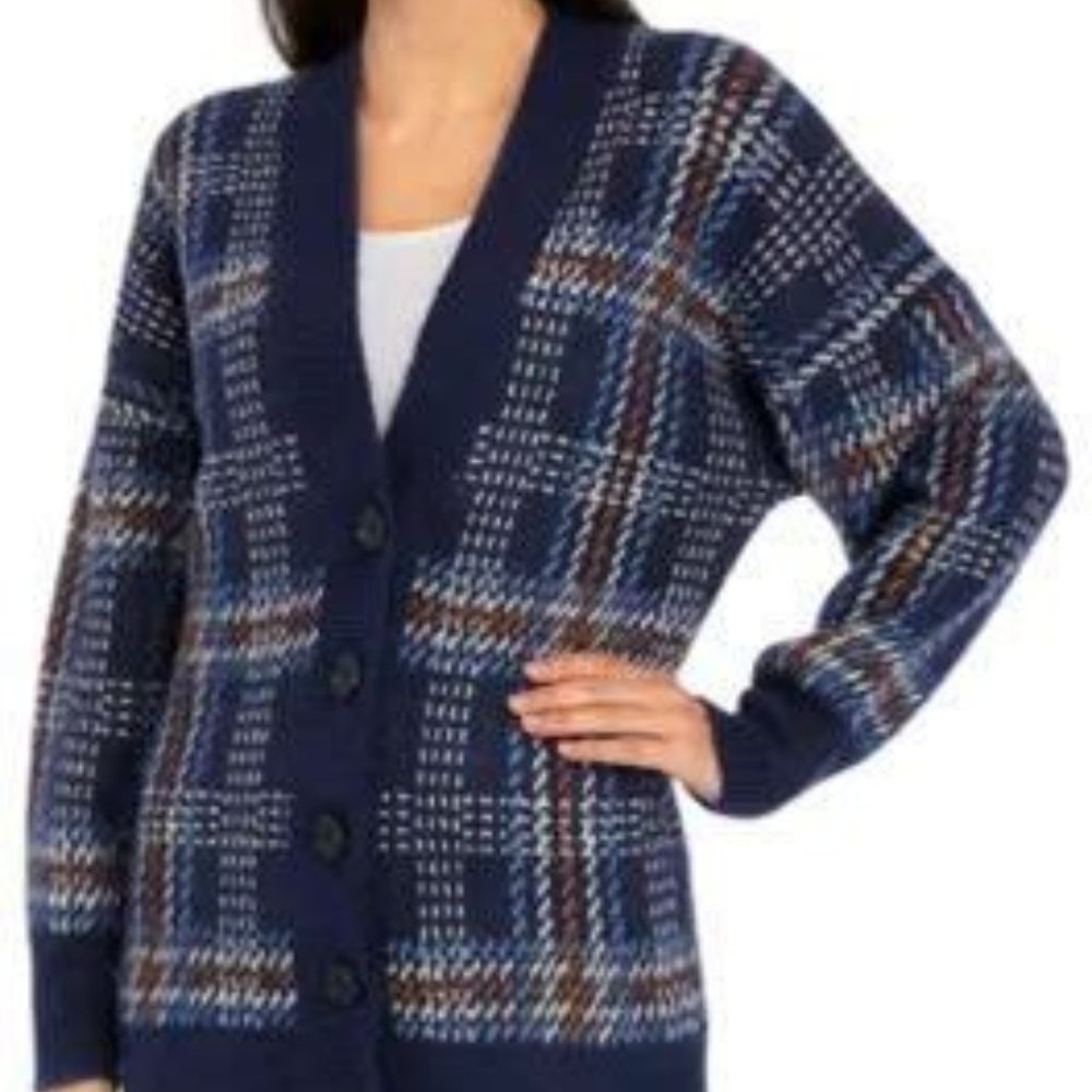 Biltmore Women's Long Sleeve Pleat Back Cardigan - Brand New